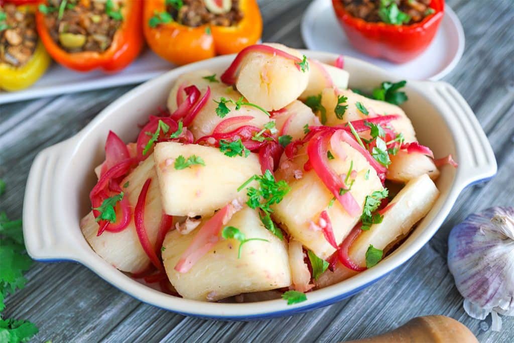 Yuca con Mojo
